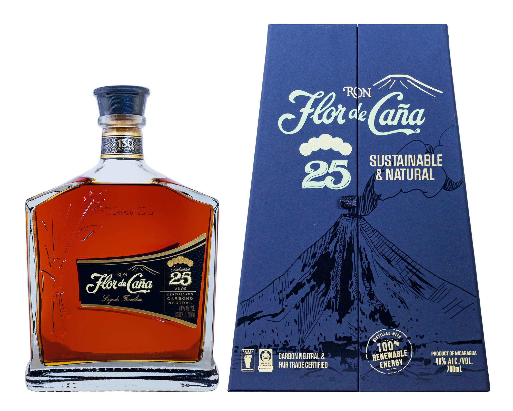 Flor de Cana Centenario 25 Jahre - 0,7L 40% vol