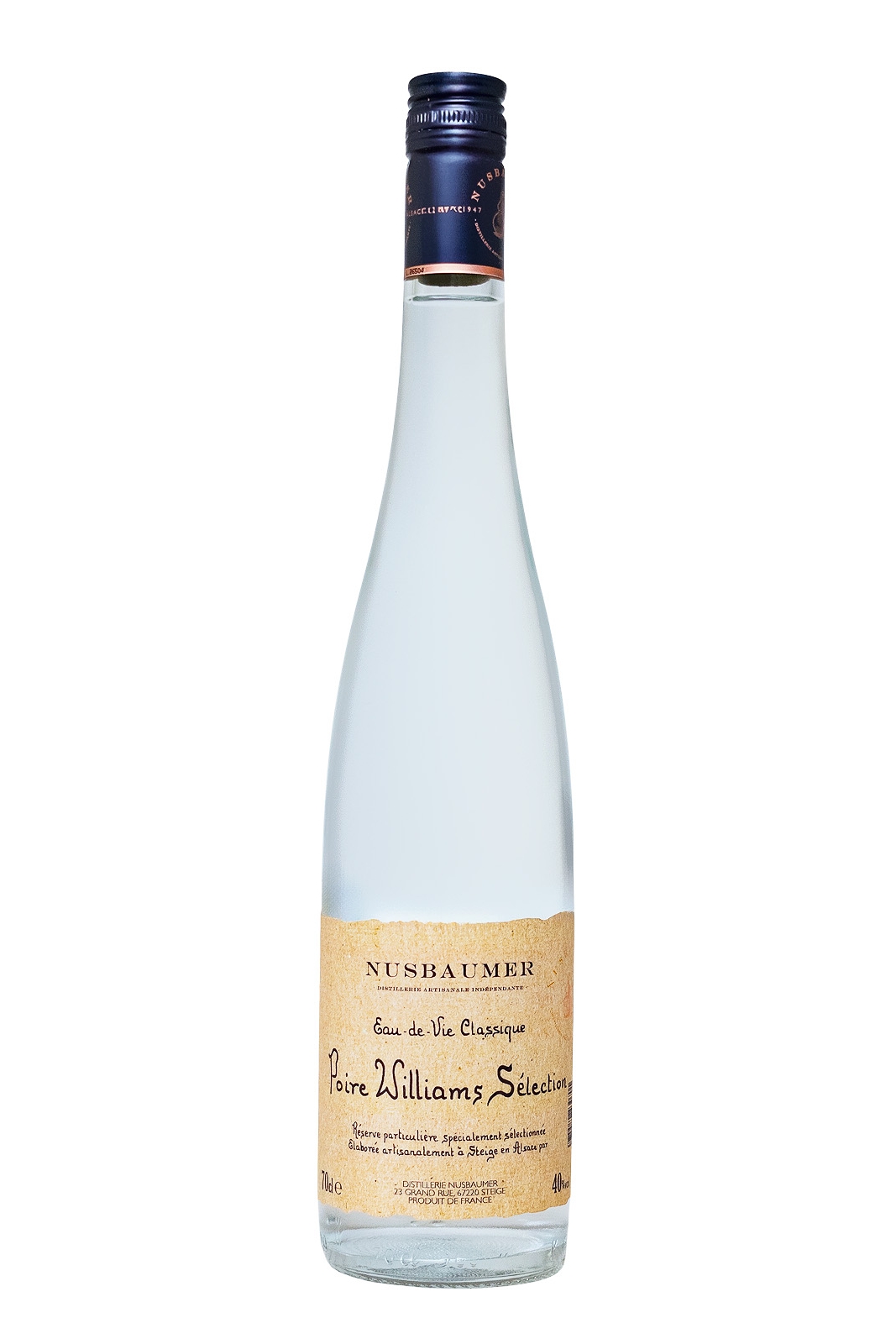 Nusbaumer Poire Williams Eau de Vie - 0,7L 40% vol