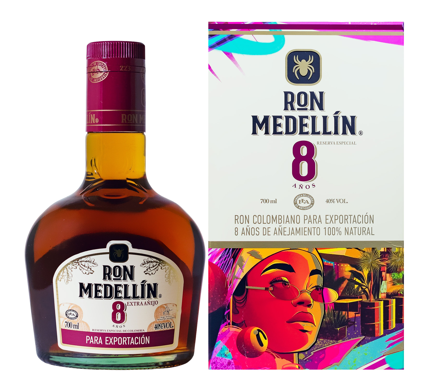 Ron Medellin 8 Jahre - 0,7L 40% vol Ron Medellin 8 Jahre - 0,7L 40% vol
