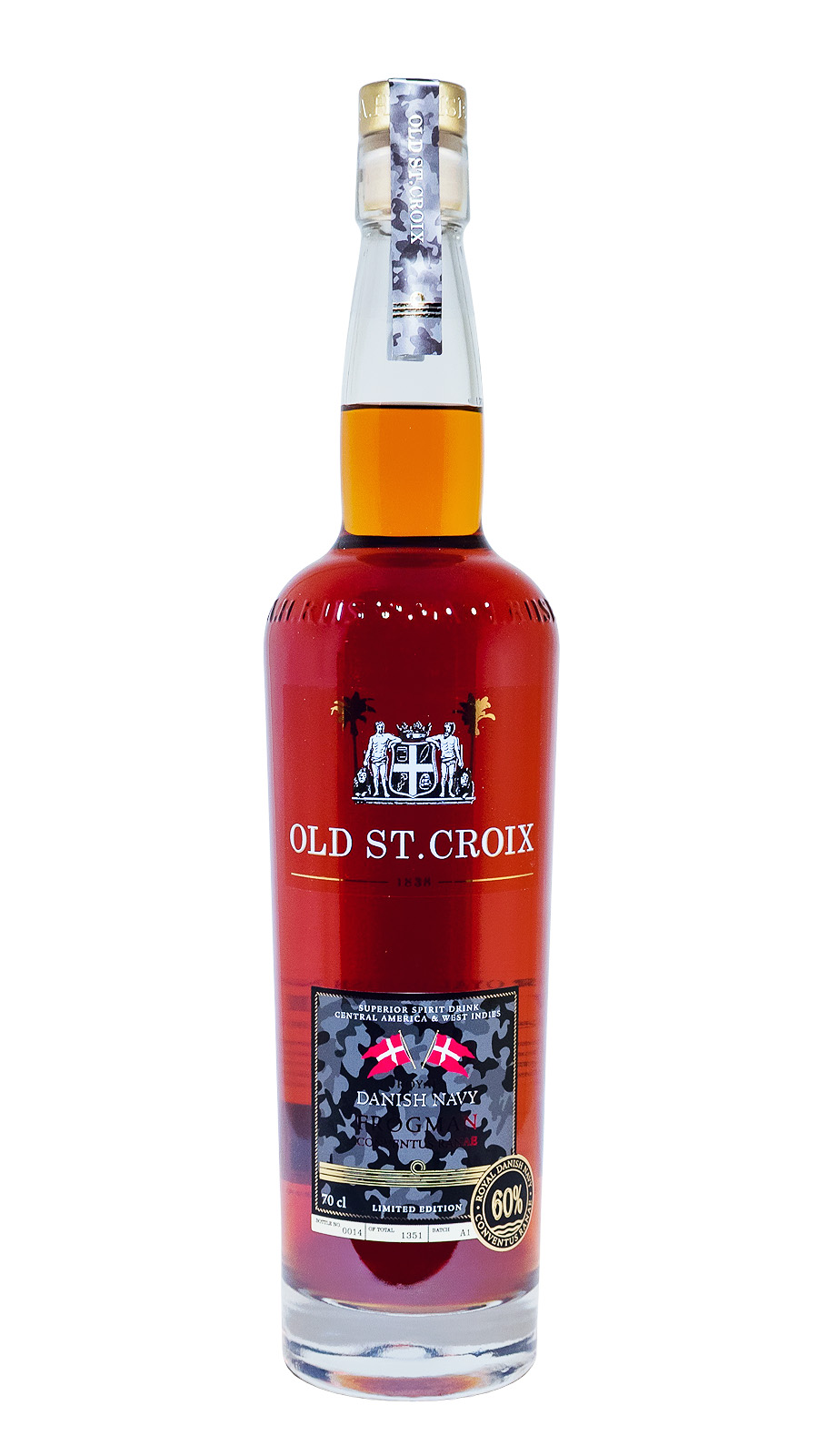 Old St. Croix Royal Danish Navy Frogman Conventus Ranae - 0,7L 60% vol