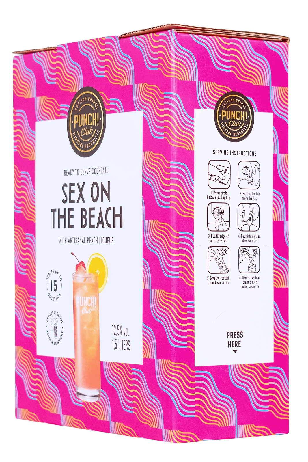 Punch Club Sex on the Beach Bag-Box - 1,5L 12,5% vol