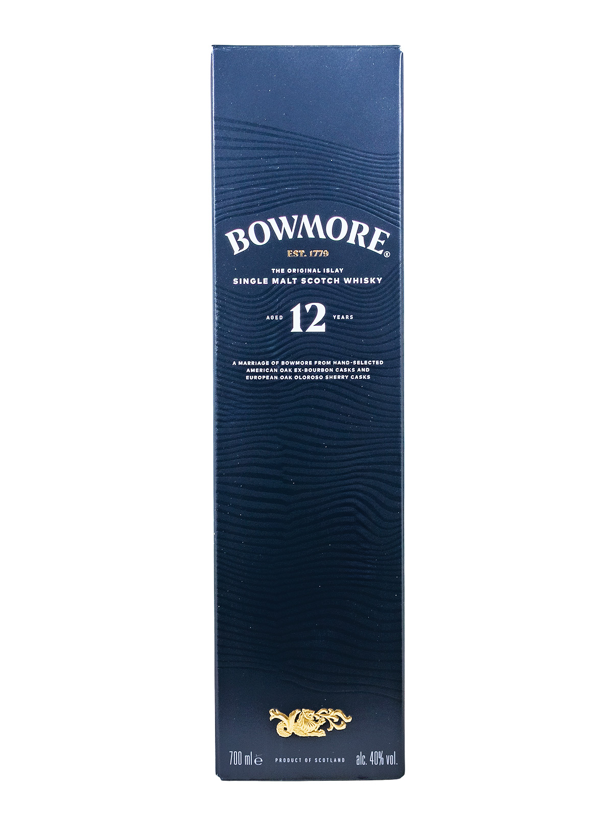 Bowmore 12 Jahre Islay Single Malt Scotch Whisky - 0,7L 40% vol