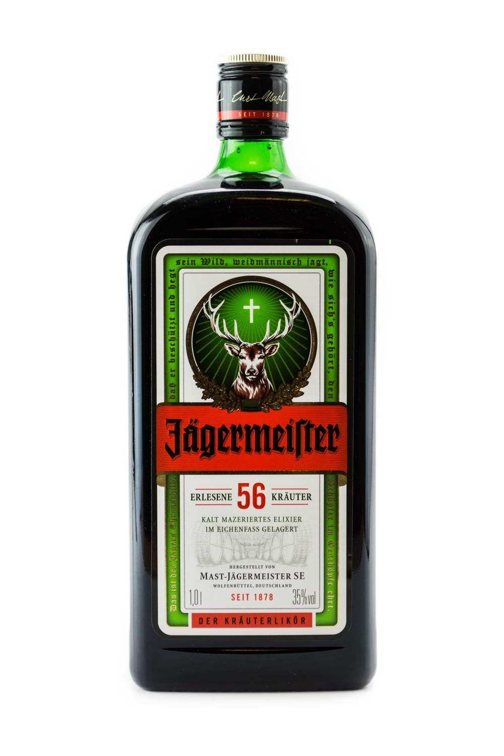 Jägermeister Kräuterlikör - 1 Liter 35% vol Jägermeister Kräuterlikör - 1 Liter 35% vol