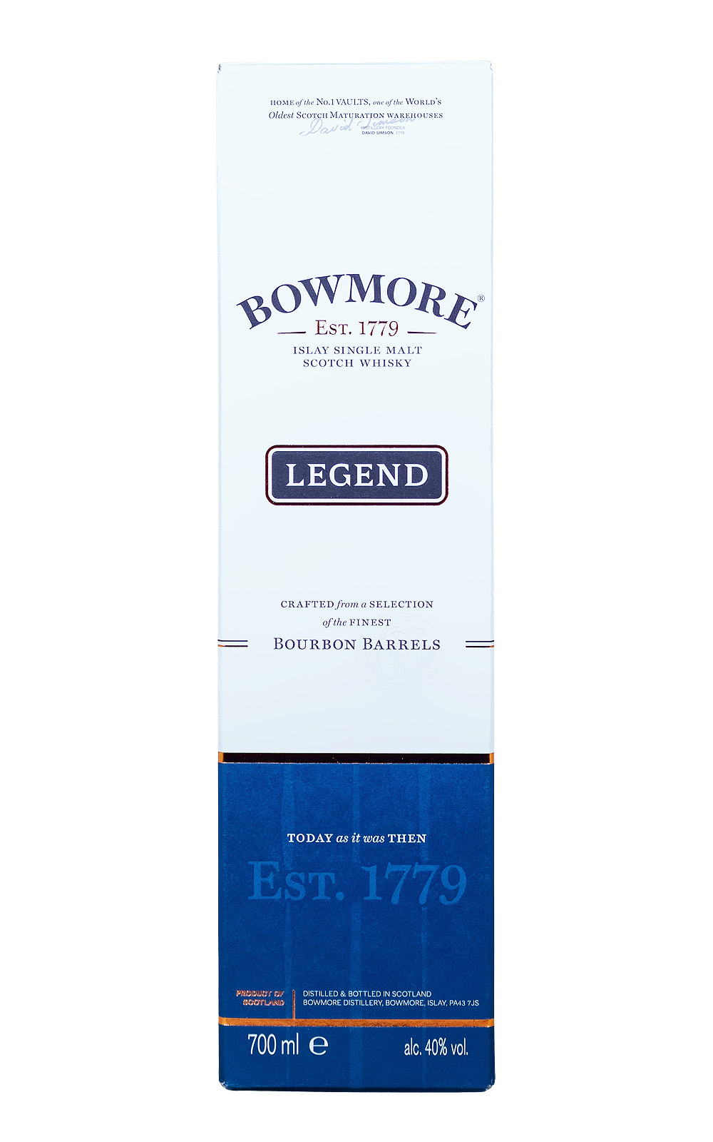 Bowmore Legend Islay Single Malt Scotch Whisky - 0,7L 40% vol