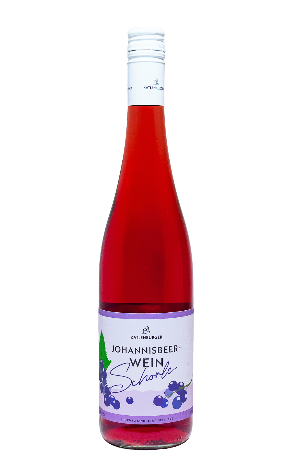 Fruchtwein-Schorle Schwarze Johannisbeere - 0,75L 5% vol