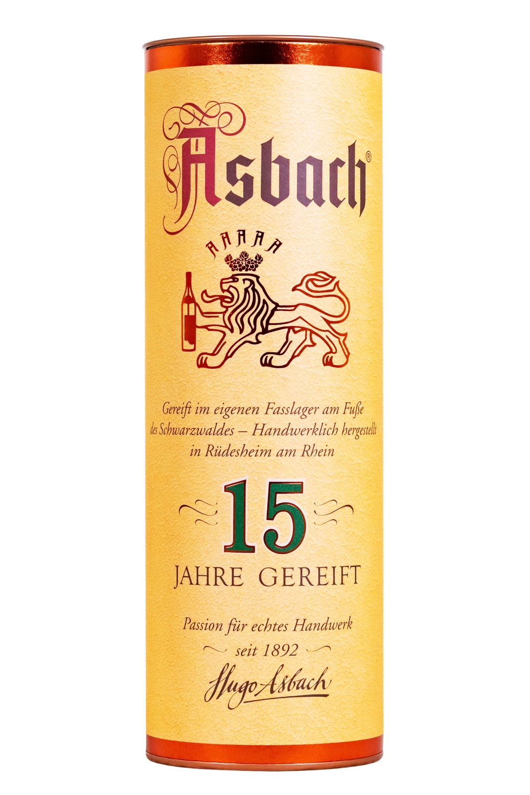 Asbach Spezialbrand 15 Jahre - 0,7L 40% vol