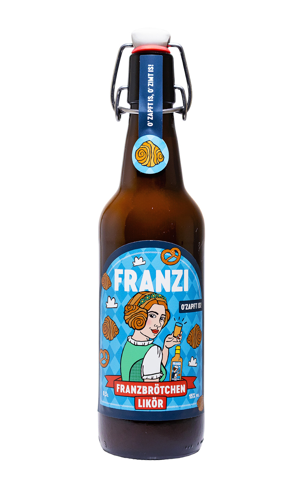 Franzi Franzbrötchenlikör O'Zapft is! Edition - 0,5L 15% vol