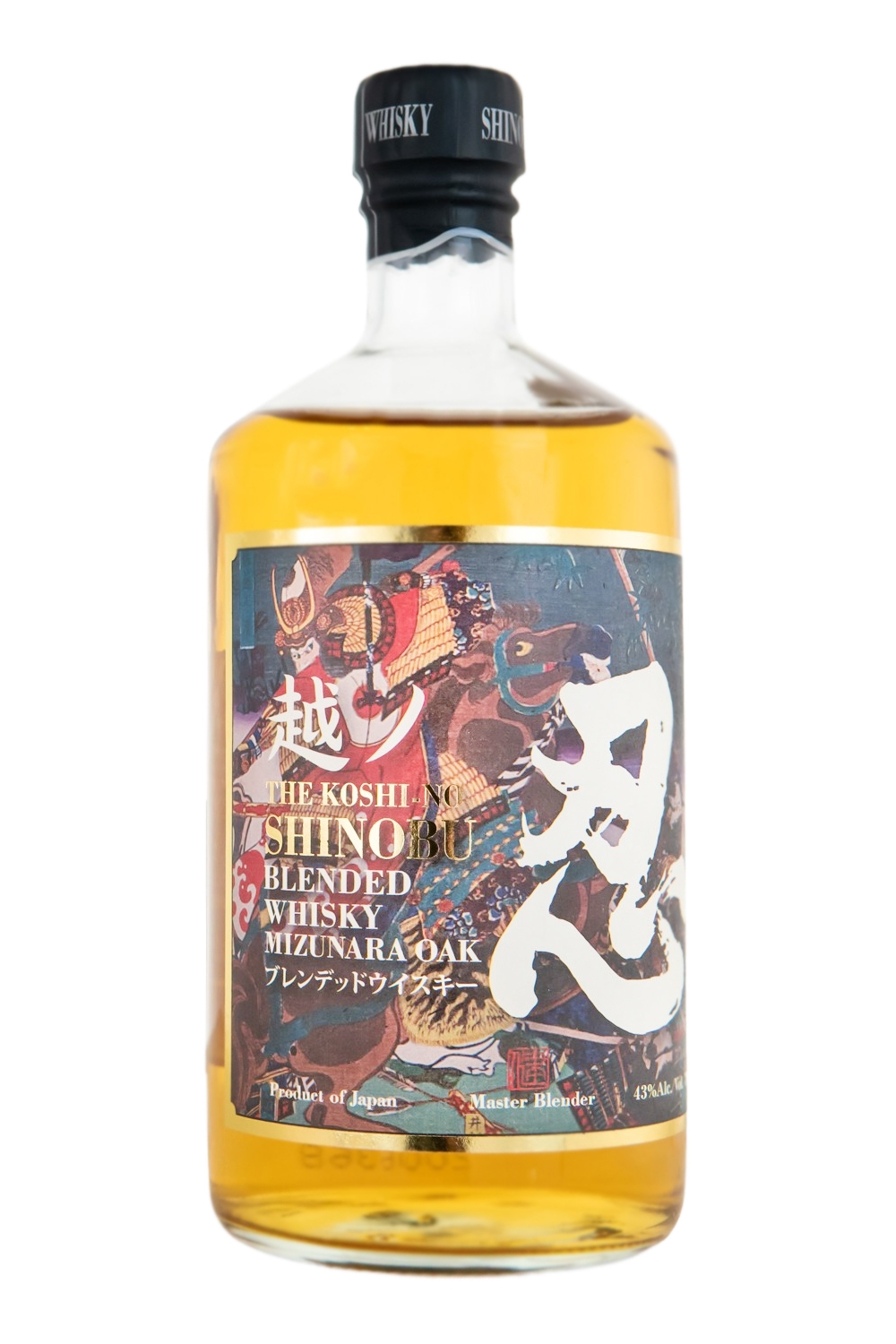 Shinobu Blended Japanese Whisky Mizunara Oak Finish - 0,7L 43% vol
