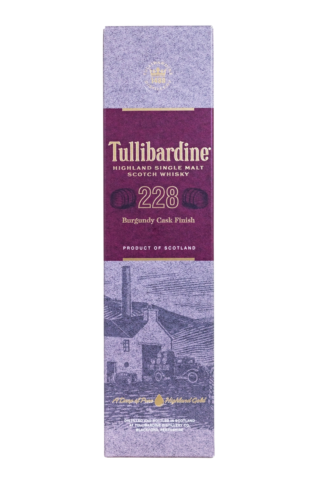 Tullibardine 228 Burgundy Finish Highland Single Malt Scotch Whisky - 0,7L 43% vol