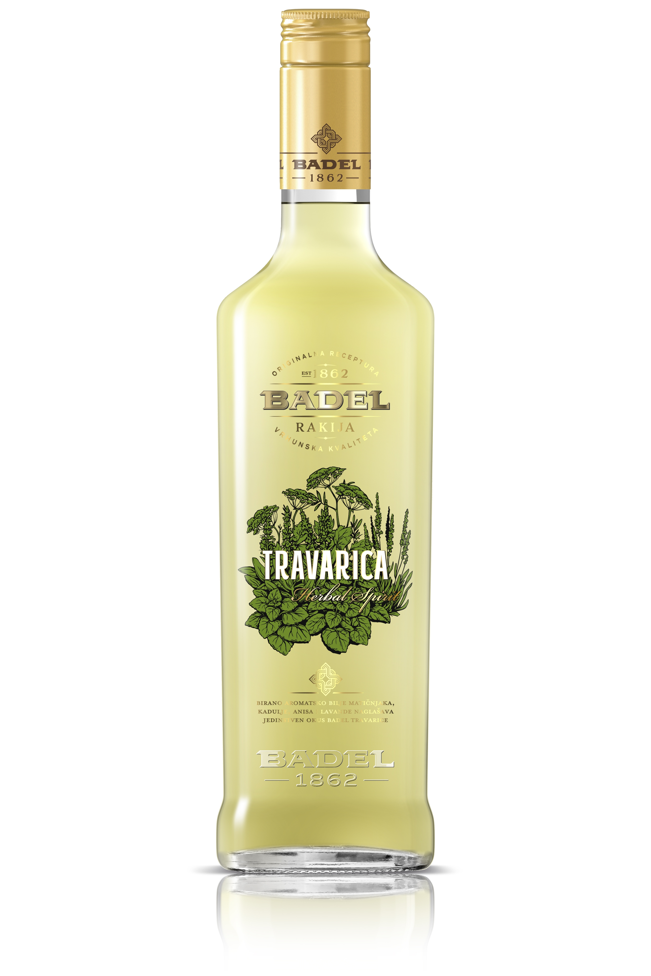 Badel Travarica Tresterbrand - 1 Liter 37,5% vol