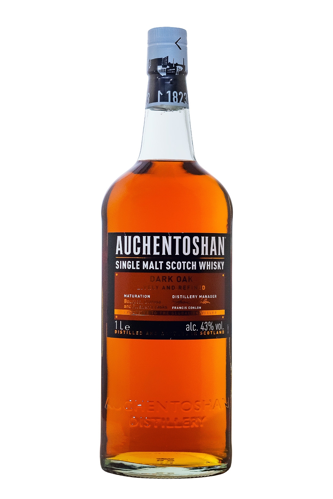 Auchentoshan Dark Oak Single Malt Scotch Whisky - 1 Liter 43% vol Auchentoshan Dark Oak Single Malt Scotch Whisky - 1 Liter 43% vol
