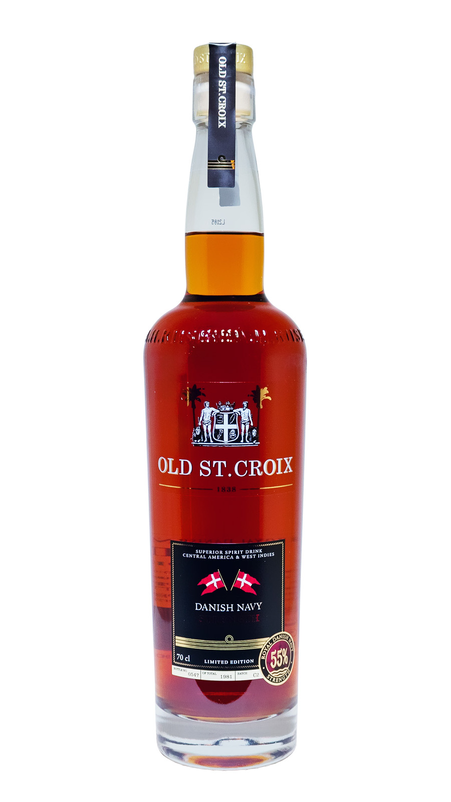 Old St. Croix Royal Danish Navy Strength - 0,7L 55% vol