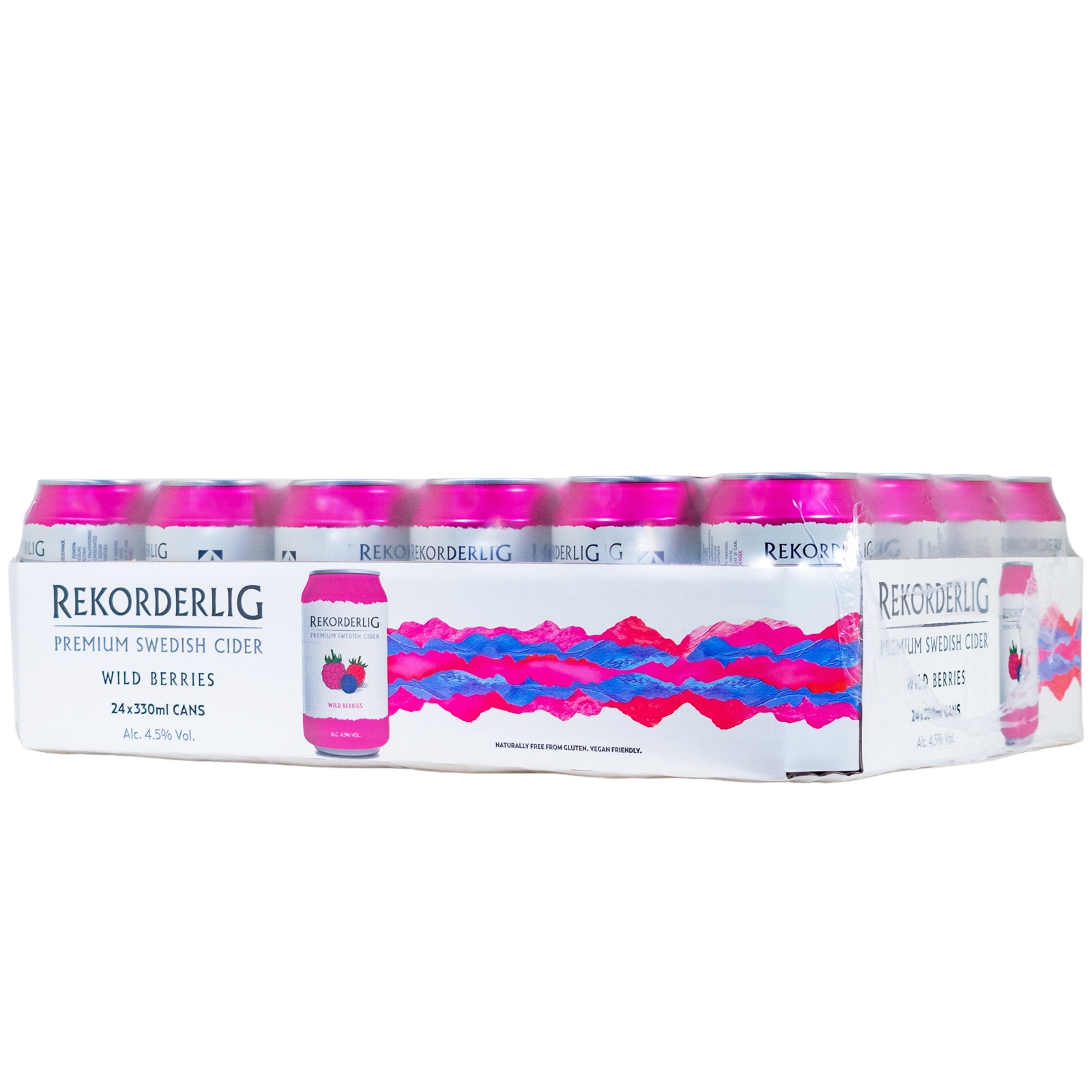Paket [24 x 0,33L] Rekorderlig Wildberry Premium Cider Dose - 7,92L 4,5% vol