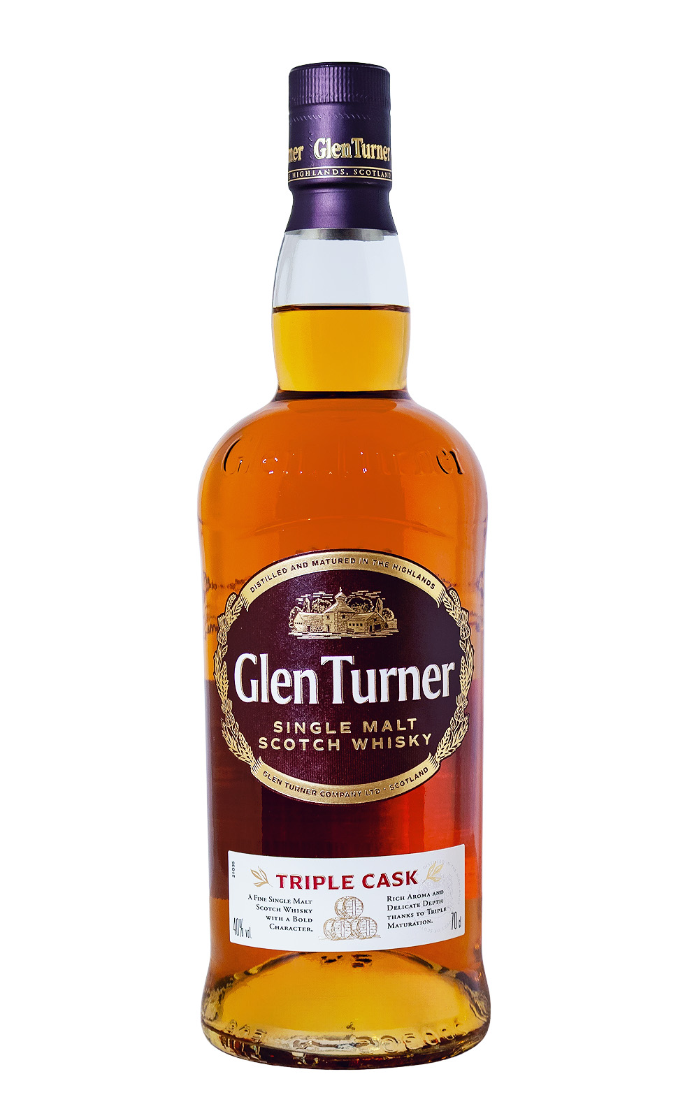 Glen Turner Single Malt Whisky Triple Cask - 0,7L 40% vol