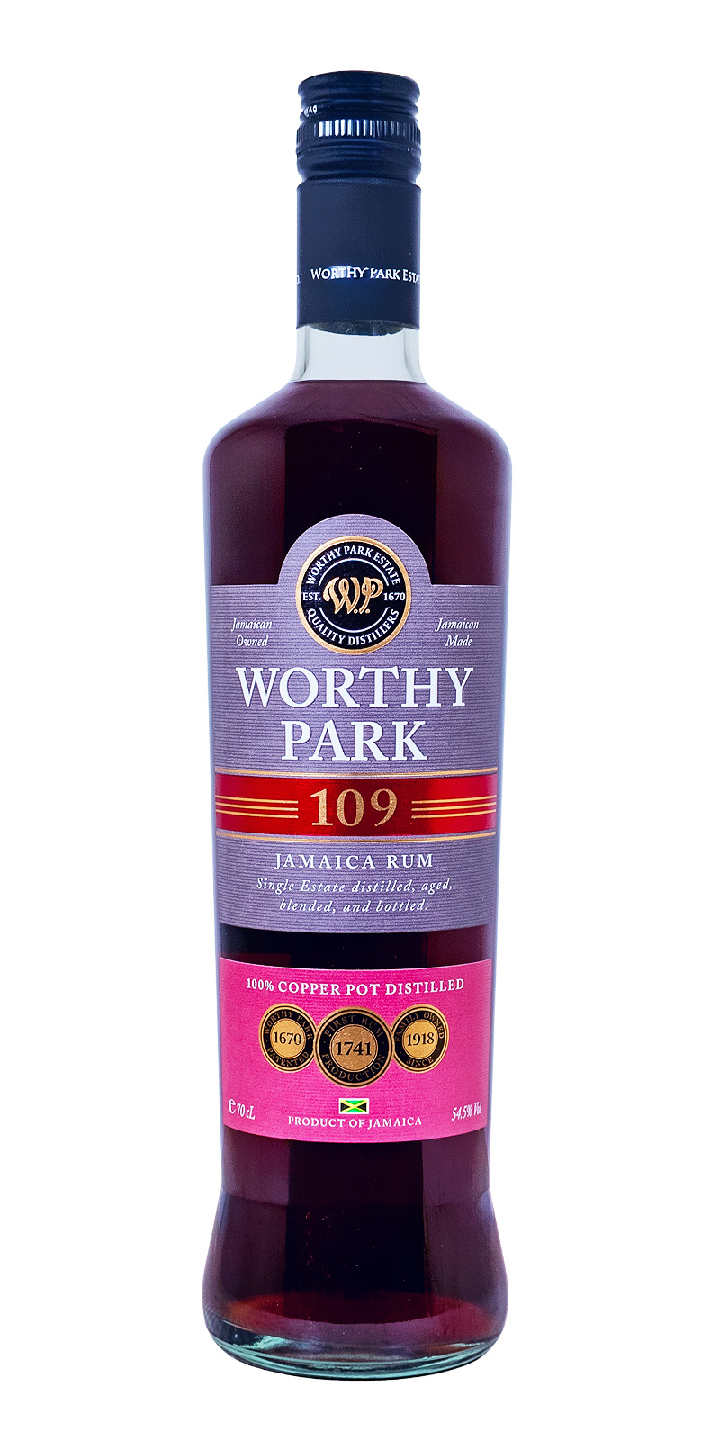 Worthy Park 109 Rum - 0,7L 54,5% vol (11.08.2025) Worthy Park 109 Rum - 0,7L 54,5% vol