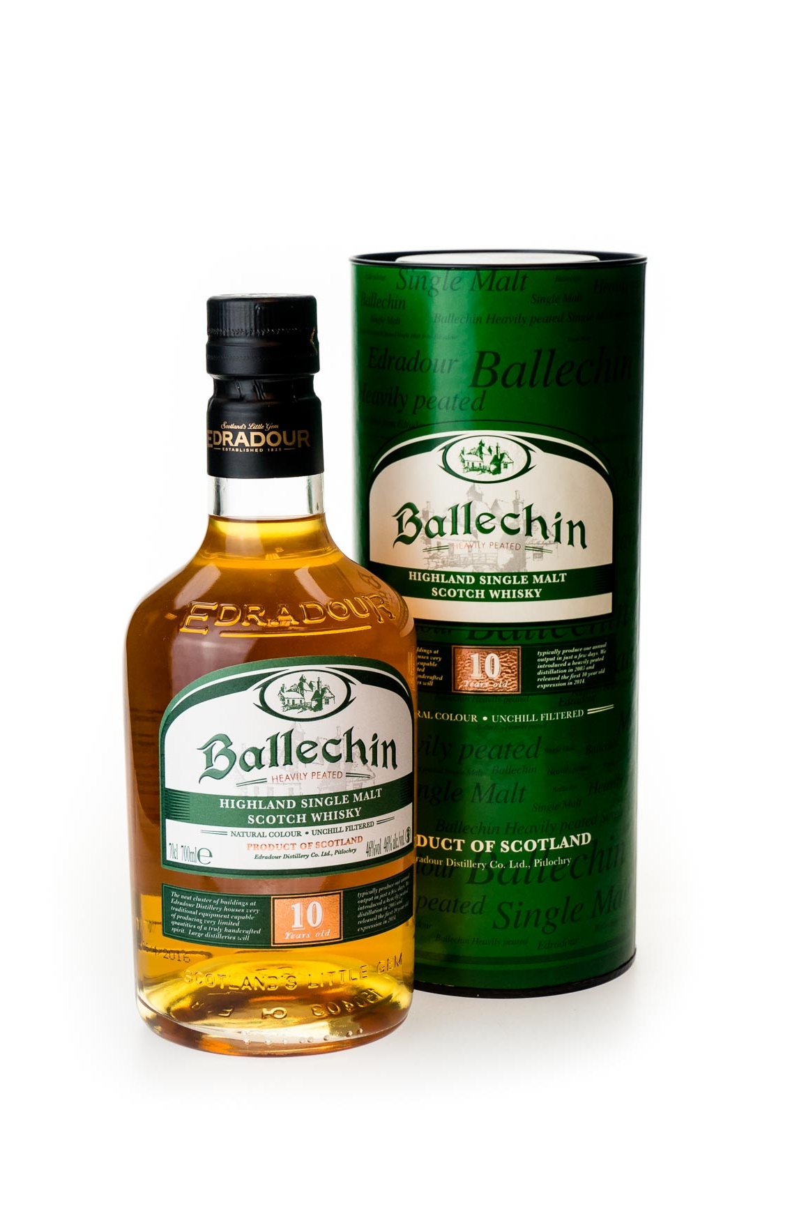 Ballechin 10 Jahre Highland Single Malt Scotch Whisky - 0,7L 46% vol Ballechin 10 Jahre Highland Single Malt Scotch Whisky - 0,7L 46% vol