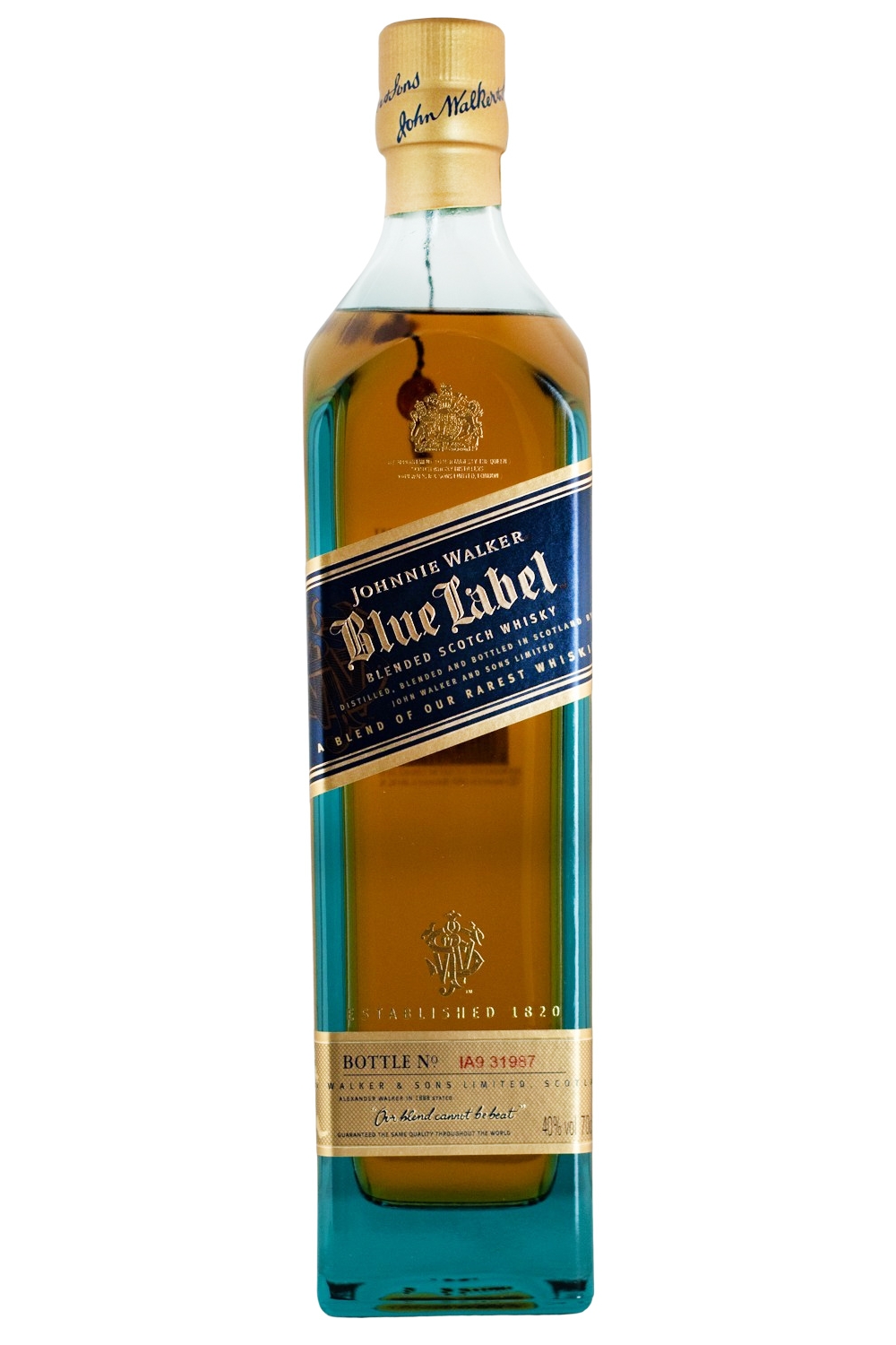Johnnie Walker Blue Label Geschenkset zwei Tumblern - 0,7L 40% vol