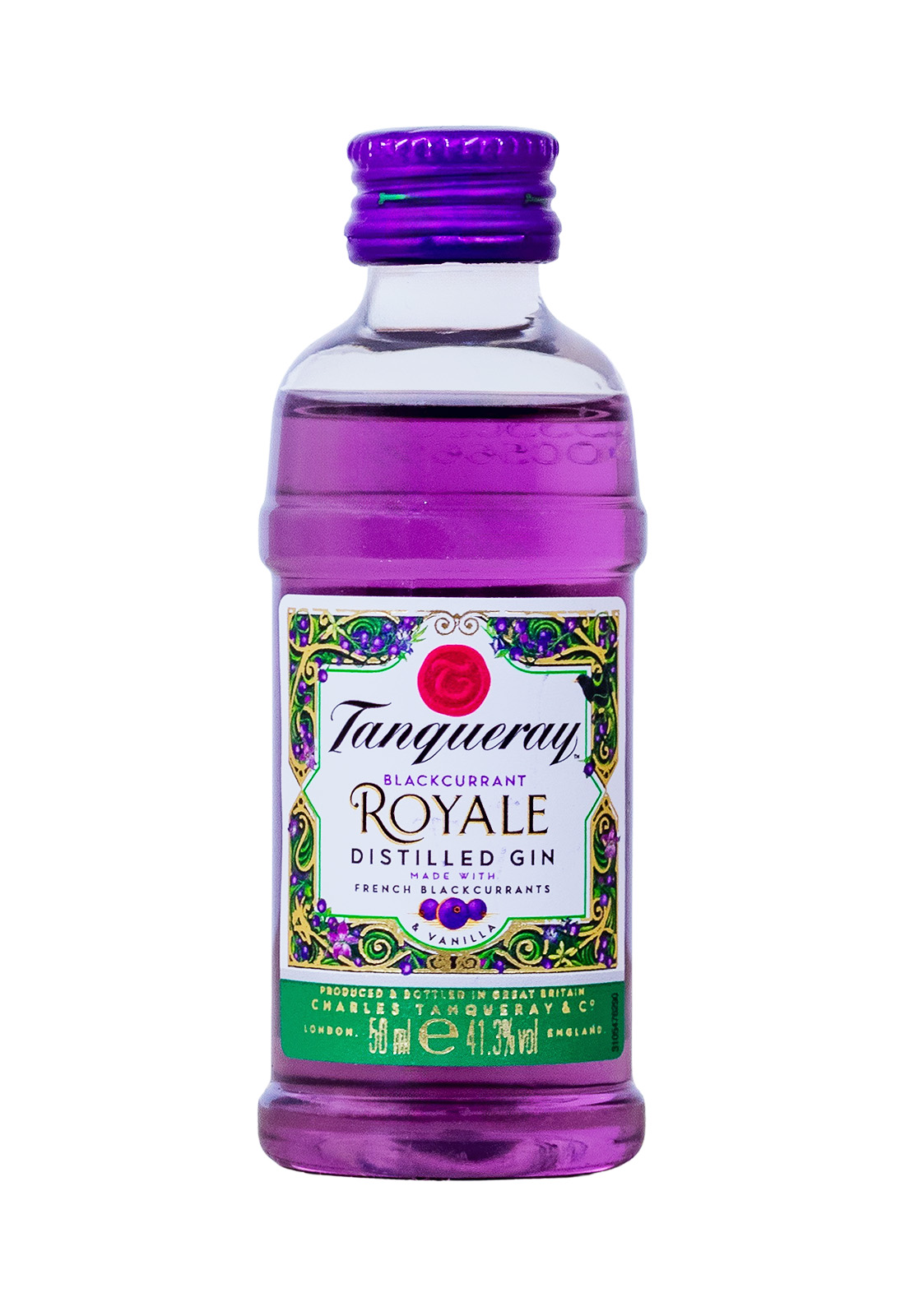 Tanqueray Blackcurrant Royale Gin PET-Flasche - 0,05L 41,3% vol (18.08.2025) Tanqueray Blackcurrant Royale Gin PET-Flasche - 0,05L 41,3% vol