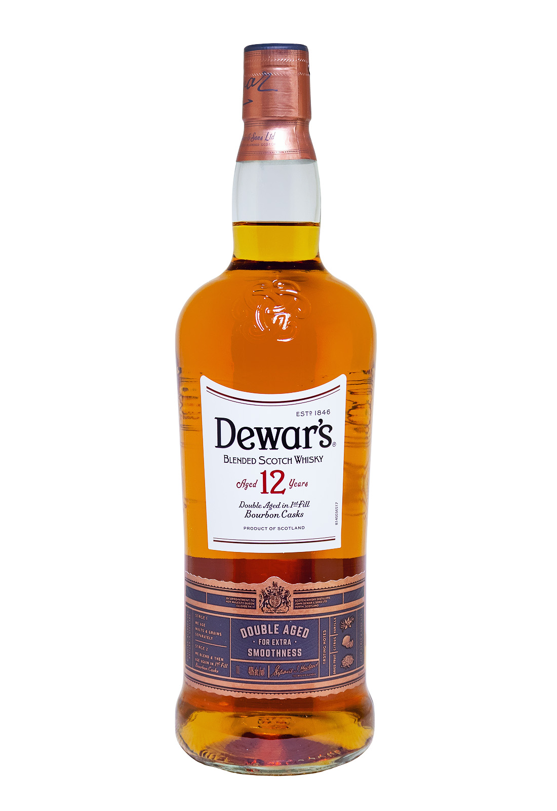 Dewars 12 Jahre - 1 Liter 40% vol