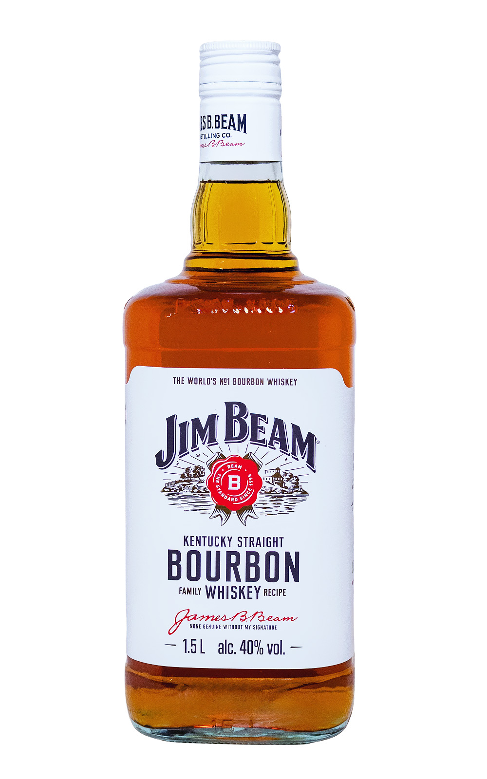 Jim Beam White - 1,5L 40% vol