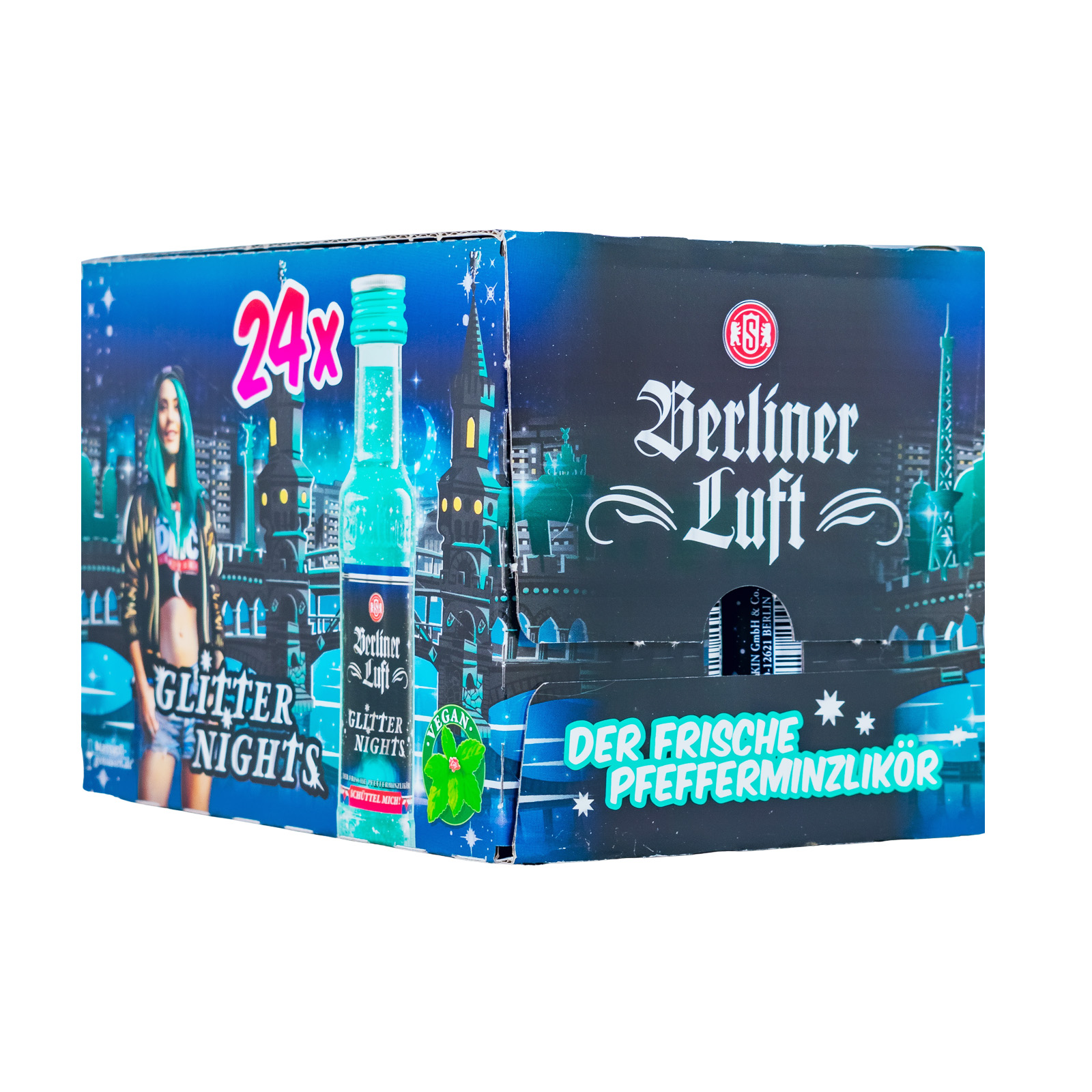 Paket [24 x 0,02L] Berliner Luft Glitter Nights - 0,48L 18% vol