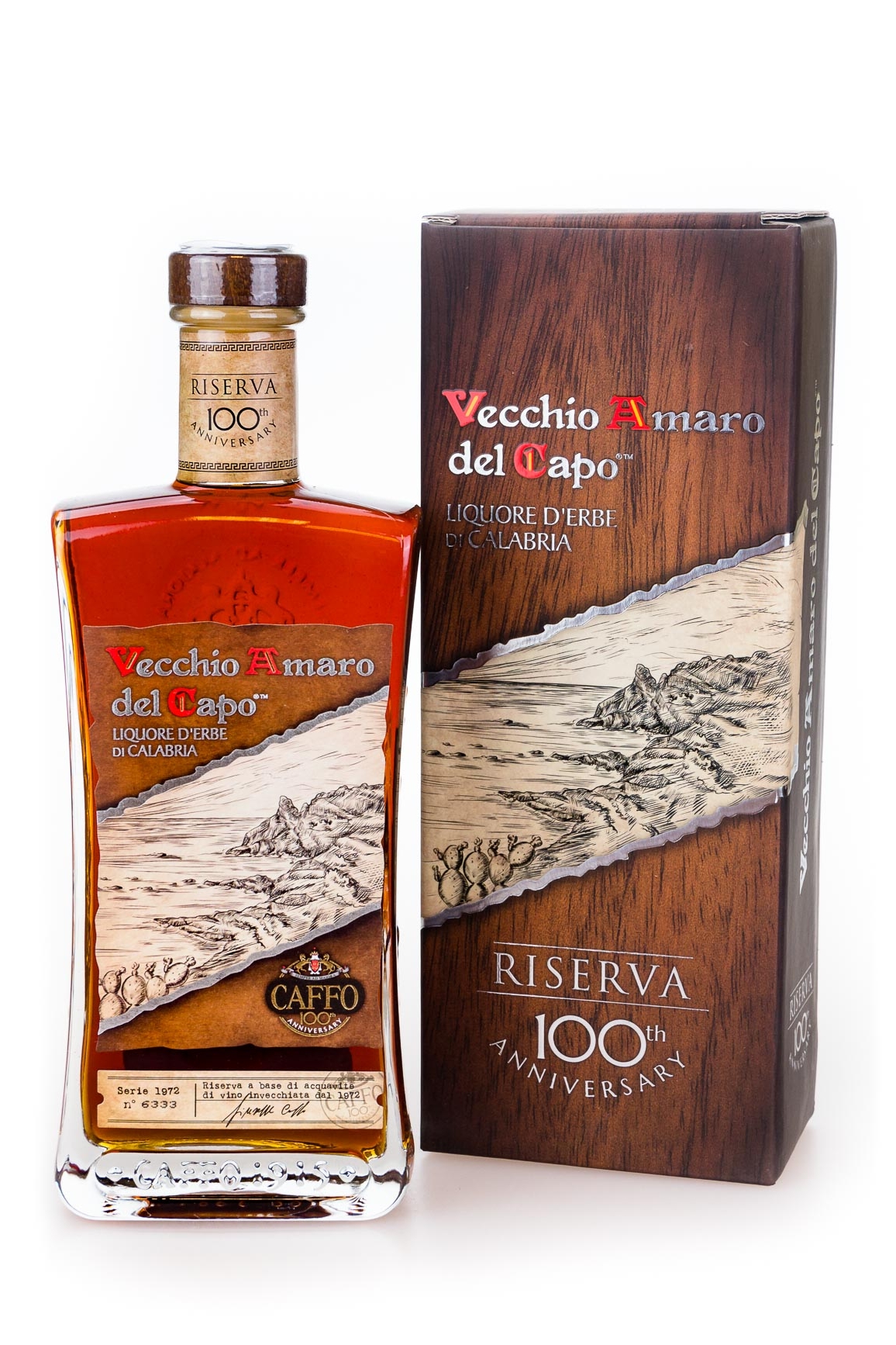 Caffo Vecchio Amaro del Capo Riserva italienischer Kräuterlikör - 0,7L 37,5% vol Caffo Vecchio Amaro del Capo Riserva italienischer Kräuterlikör - 0,7L 37,5% vol