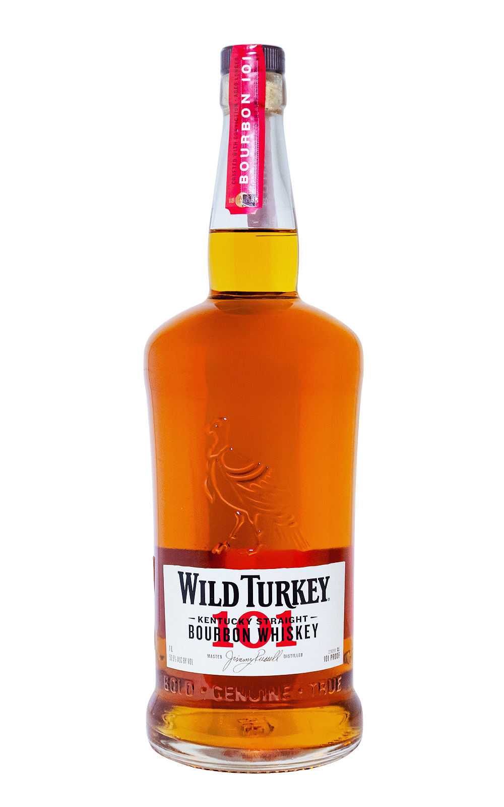 Wild Turkey 101 Proof Bourbon Whiskey - 1 Liter 50,5% vol