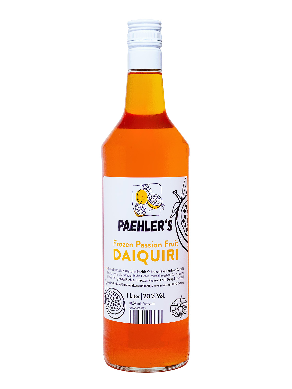 Daiquiri Frozen Passion Fruit - 1 Liter 20% vol