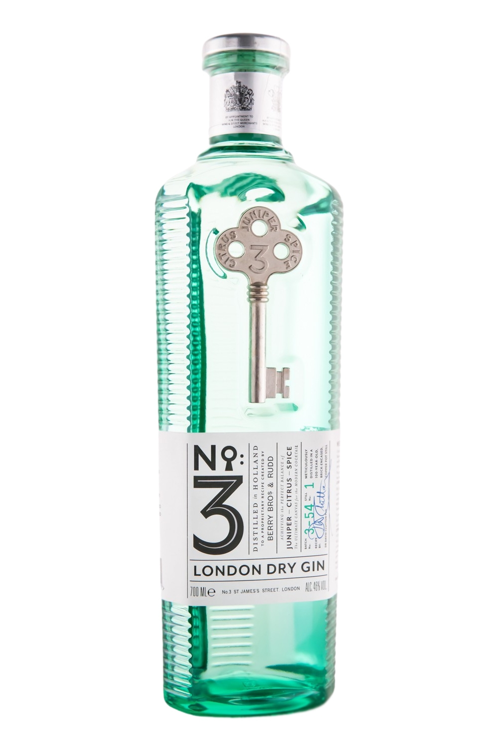 No. 3 London Dry Gin - 0,7L 46% vol No. 3 London Dry Gin - 0,7L 46% vol