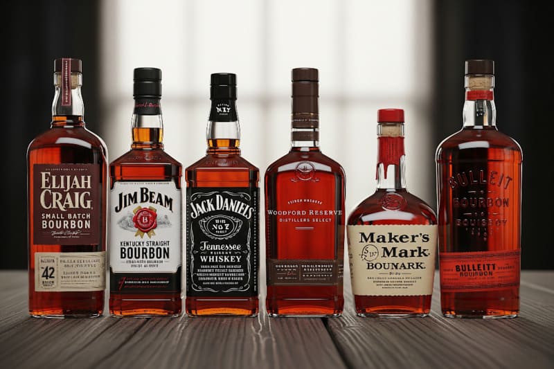 Die fünf beliebtesten Bourbon Whiskys in Deutschland 2025 Top 5 Bourbon