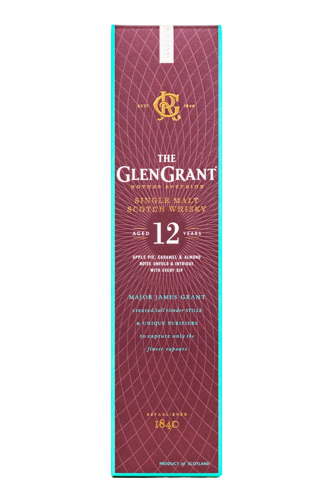 Glen Grant 12 Jahre Speyside Single Malt Scotch Whisky - 0,7L 43% vol