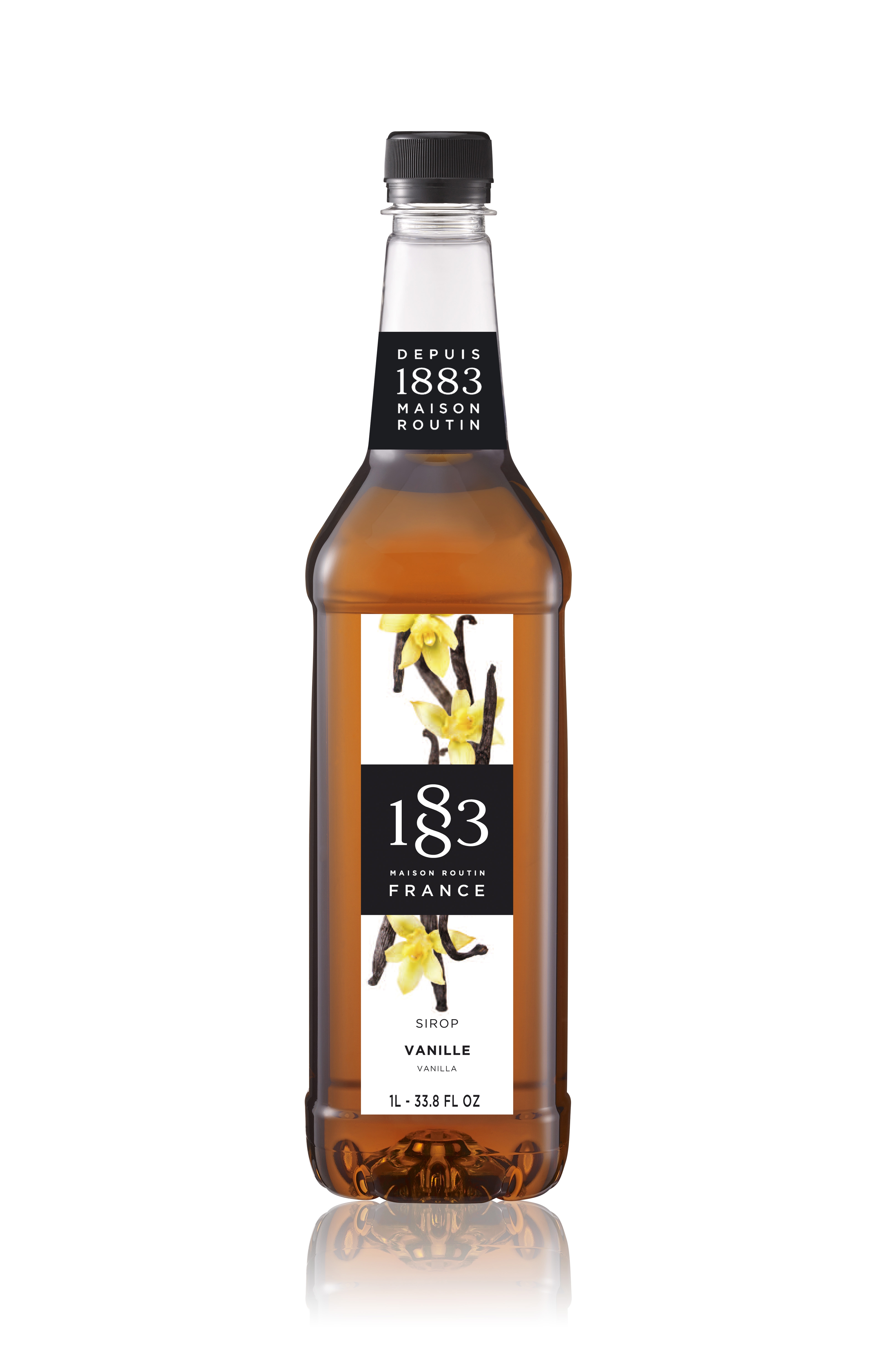 Maison Routin 1883 Vanille Sirup PET-Flasche - 1 Liter Maison Routin 1883 Vanille Sirup PET-Flasche - 1 Liter
