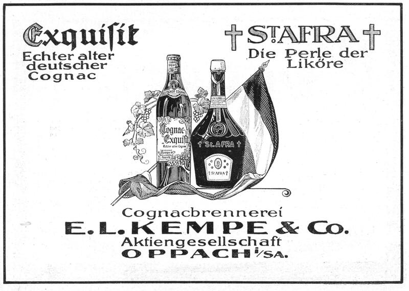 Deutscher Cognac Werbung