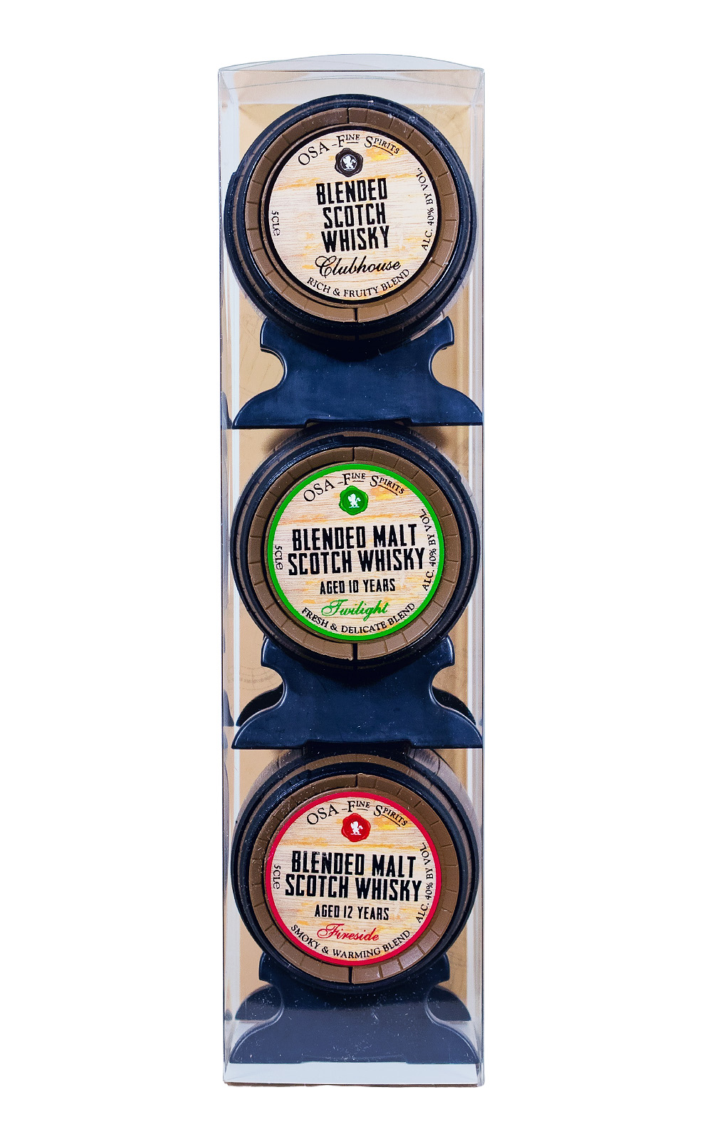 Paket [3 x 0,05L] Old St. Andrews Barrel Whisky Tasting Set - 0,15L 40% vol