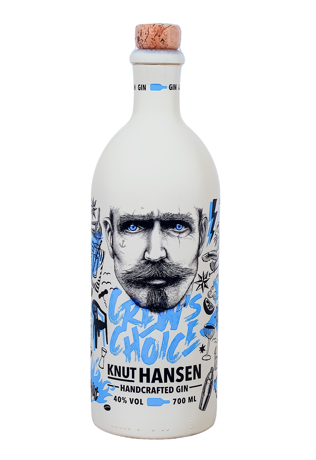 Knut Hansen Crews Choice Gin - 0,5L 44% vol