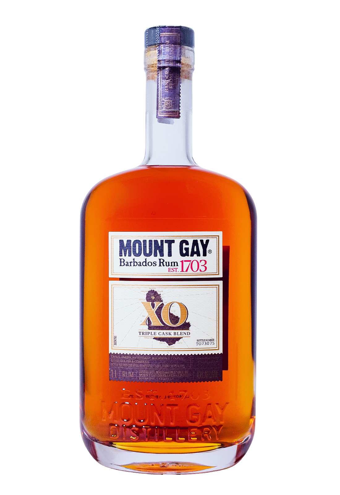 Mount Gay XO Rum - 1 Liter 43% vol