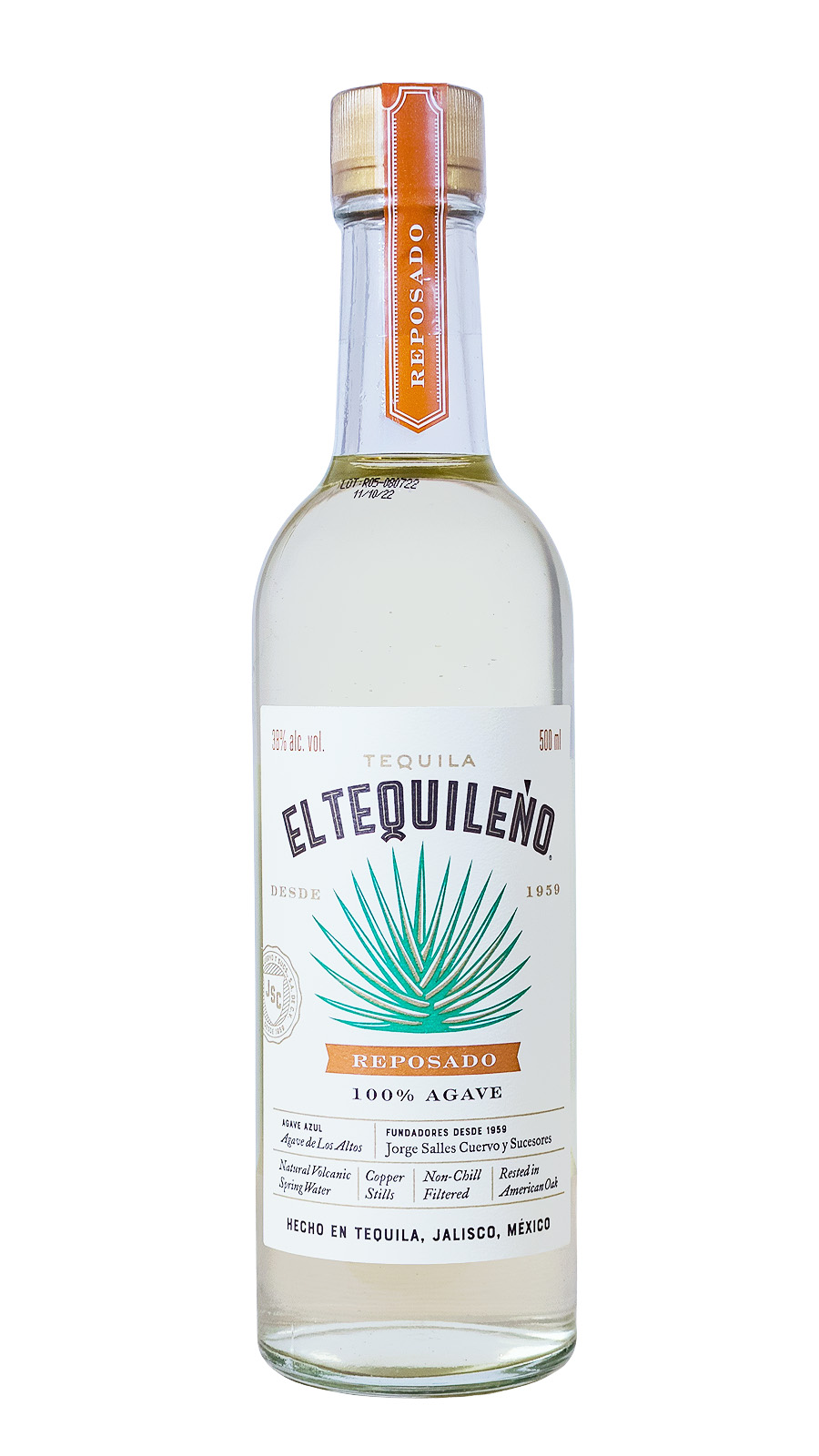 El Tequileno Reposado - 0,5L 38% vol