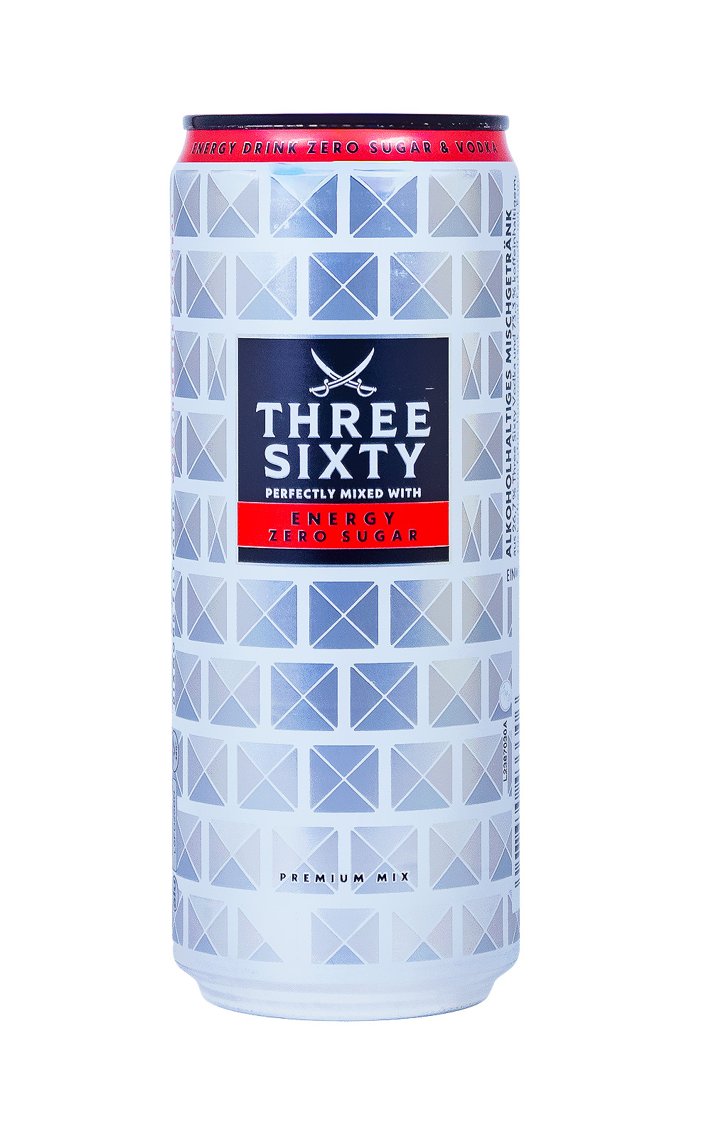 Three Sixty Vodka Energy Zero Sugar Dose - 0,33L 10% vol