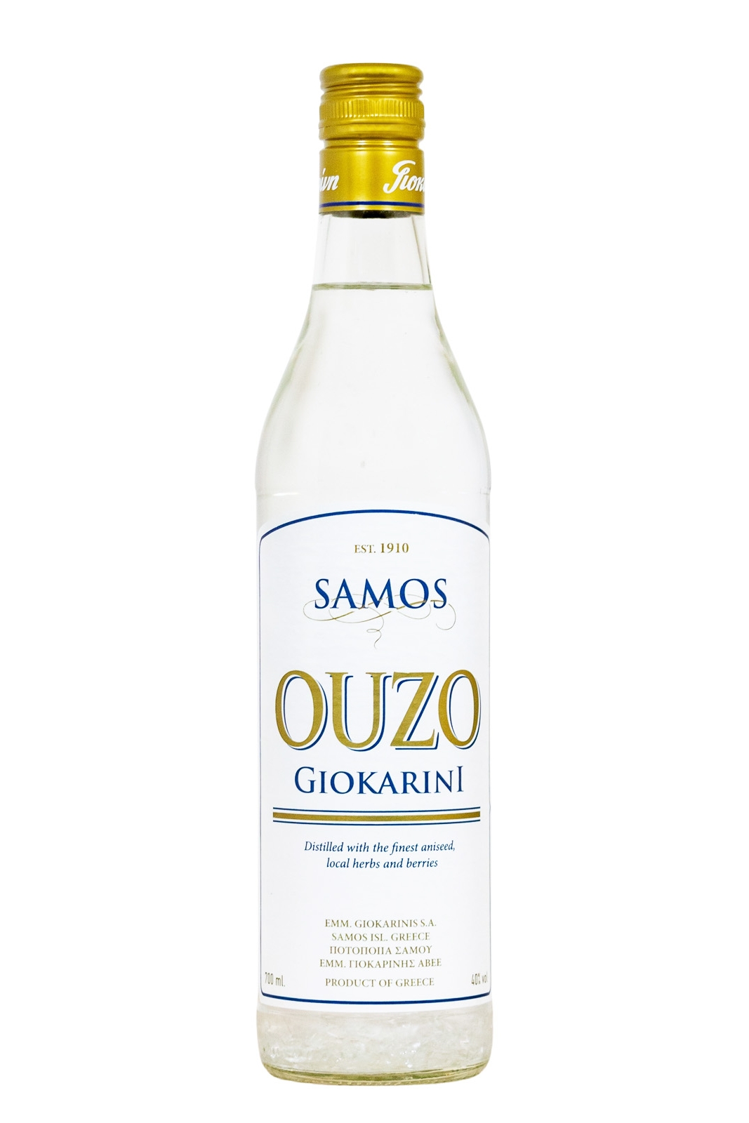 Ouzo Samos Giokarini - 0,7L 40% vol Ouzo Samos Giokarini - 0,7L 40% vol