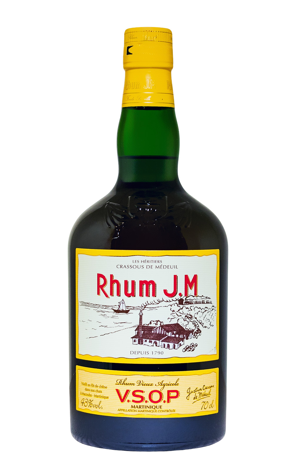 Rhum J.M VSOP - 0,7L 43% vol Rhum J.M VSOP - 0,7L 43% vol