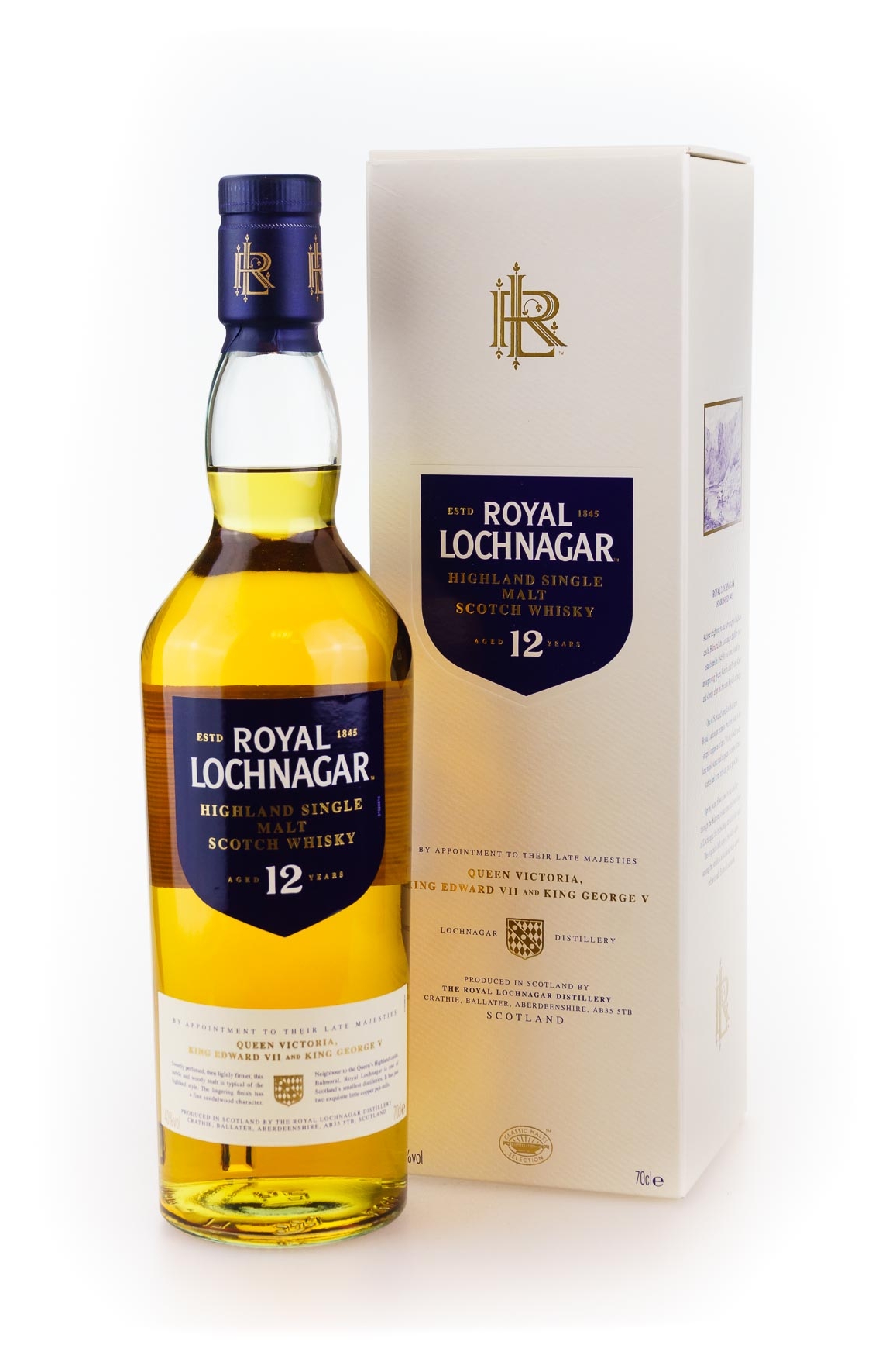 Royal Lochnagar 12 Jahre Single Malt Scotch Whisky - 0,7L 40% vol Royal Lochnagar 12 Jahre Single Malt Scotch Whisky - 0,7L 40% vol