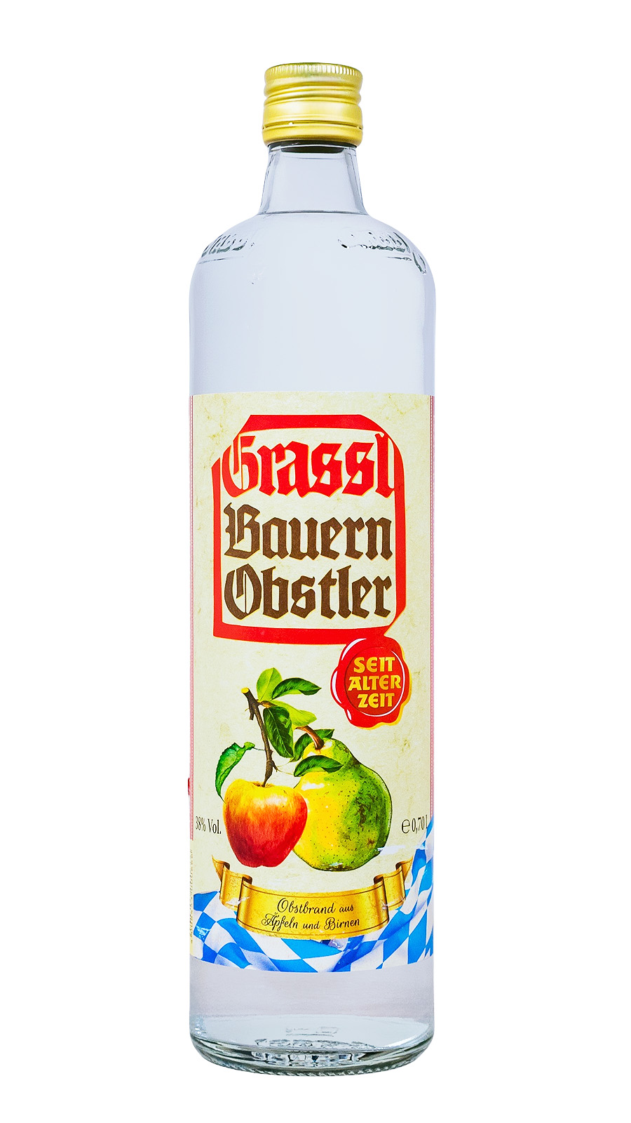 Grassl Bauern Obstler - 0,7L 38% vol (09.04.2025) Grassl Bauern Obstler - 0,7L 38% vol