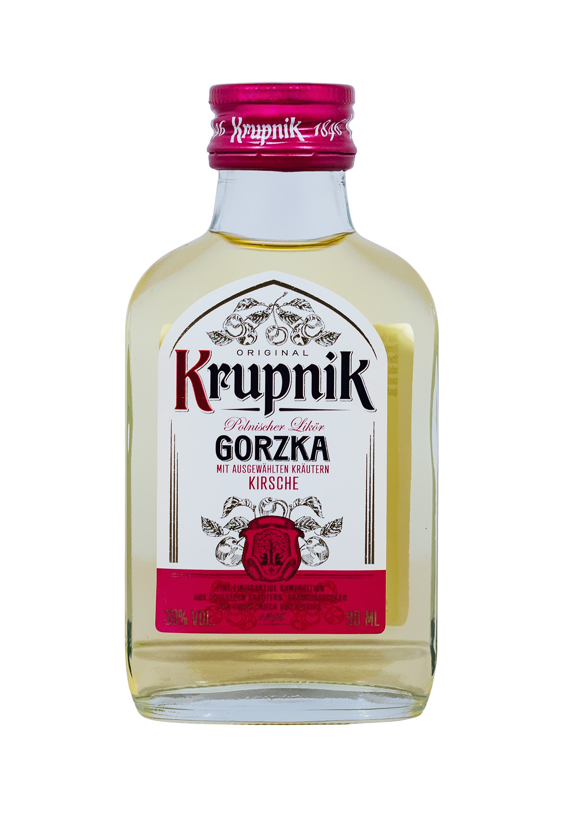 Krupnik Kirsche Likör - 0,09L 30% vol