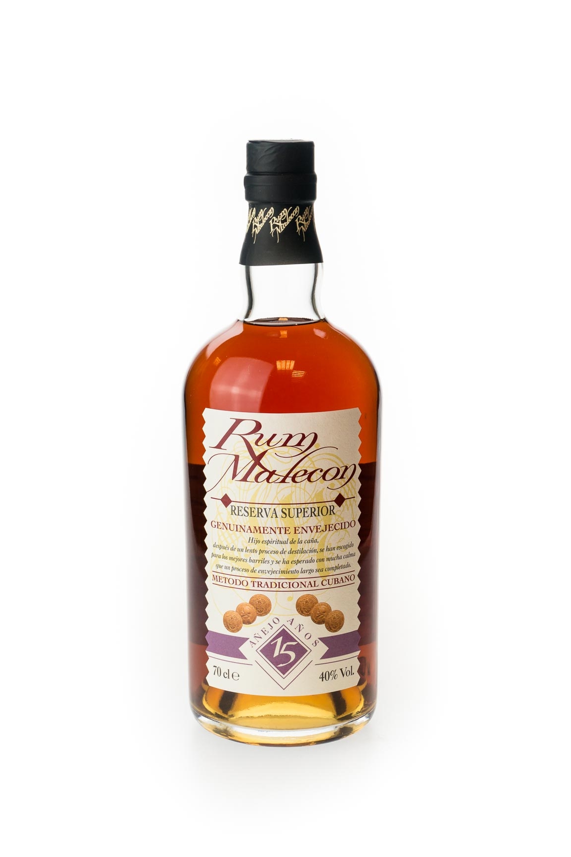 Rum Malecon Reserva Superior Anejo 15 Jahre - 0,7L 40% vol