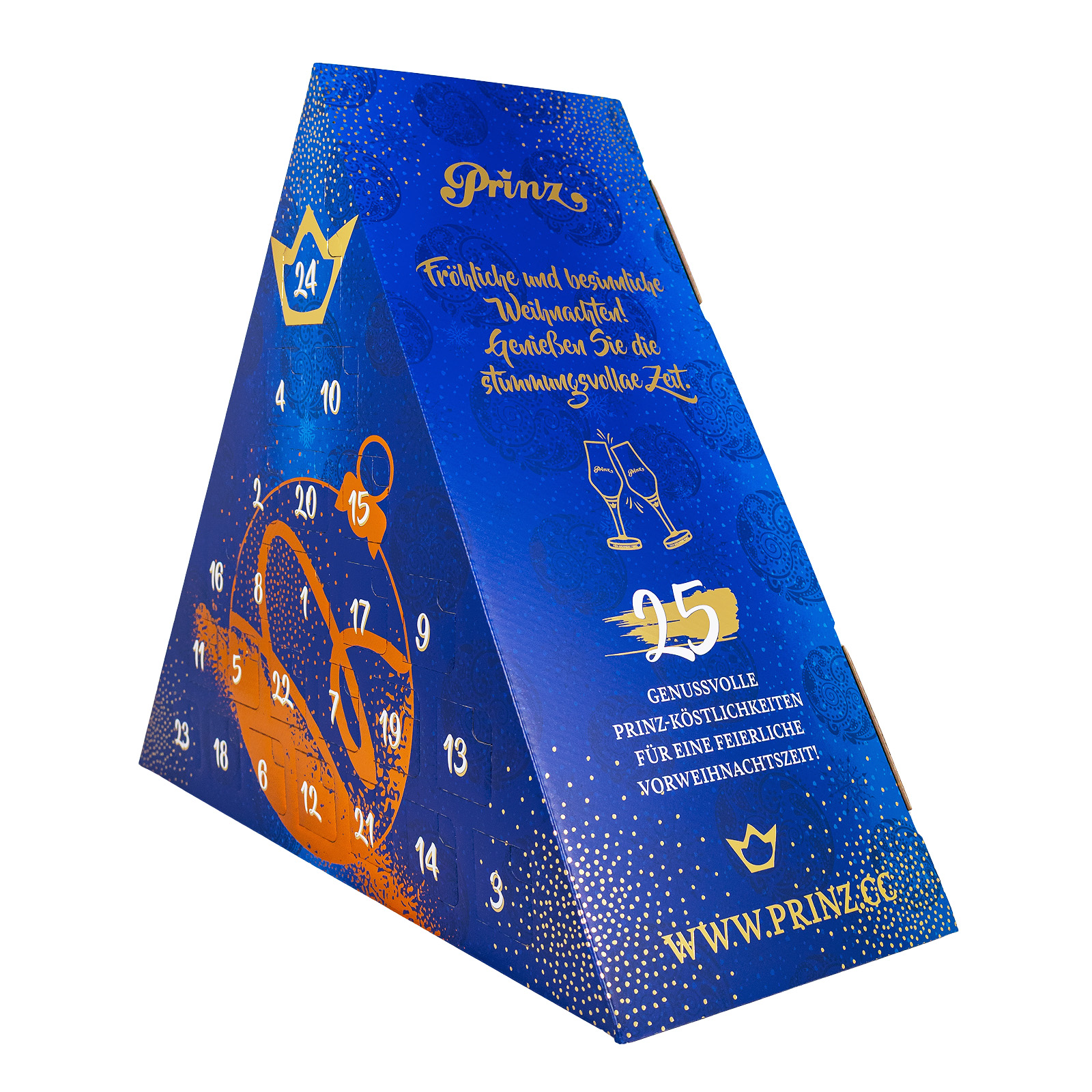 Prinz Schnaps Blau Adventskalender 2026 - 0,62L 37,71% vol