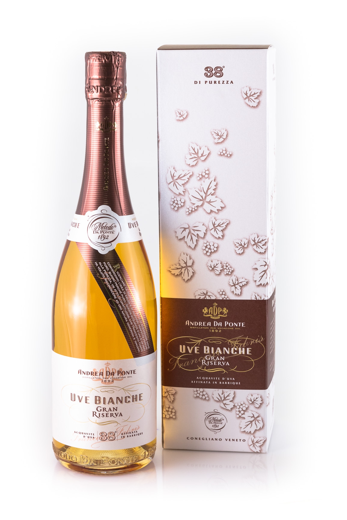 Andrea da Ponte Uve Bianche Gran Riserva - 0,7L 38% vol Andrea da Ponte Uve Bianche Gran Riserva - 0,7L 38% vol