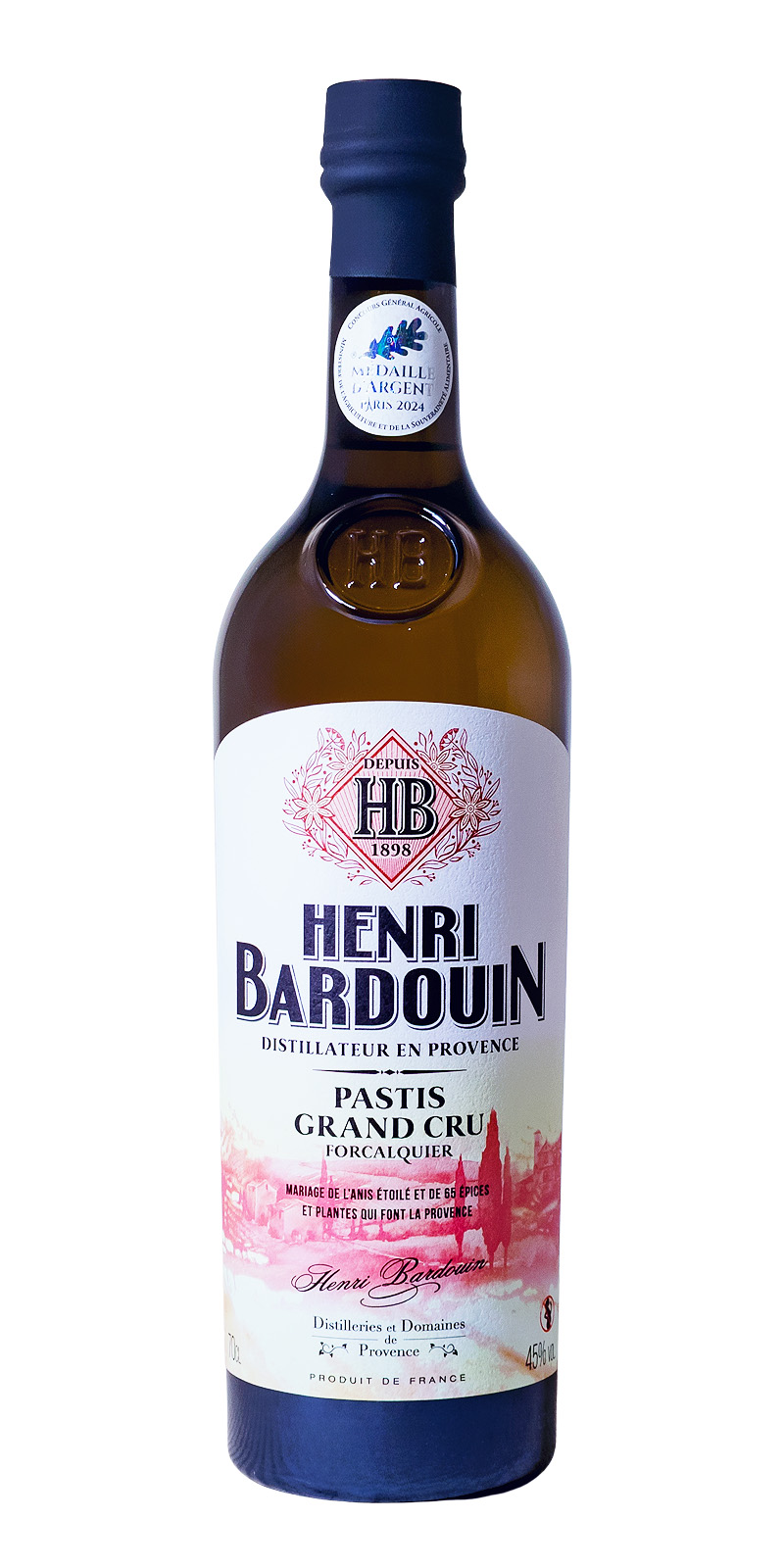 Pastis Henri Bardouin - 0,7L 45% vol