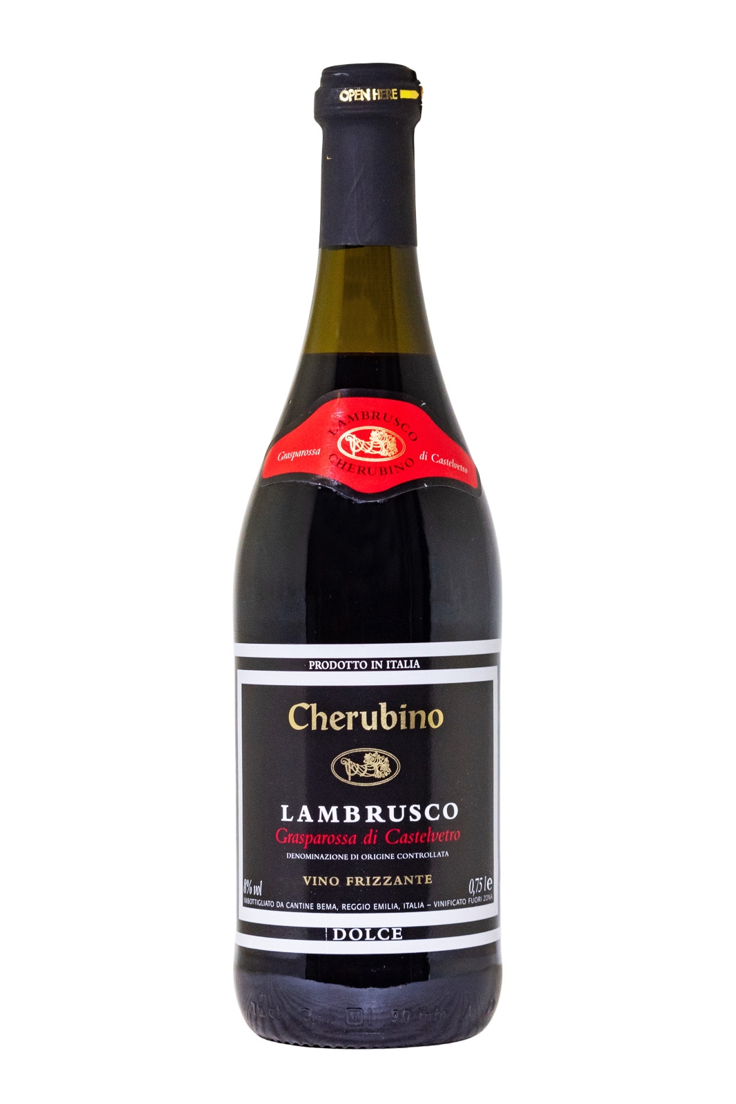 Cherubino - Lambrusco Grasparossa di Castelvetro DOC - 0,75L 8% vol