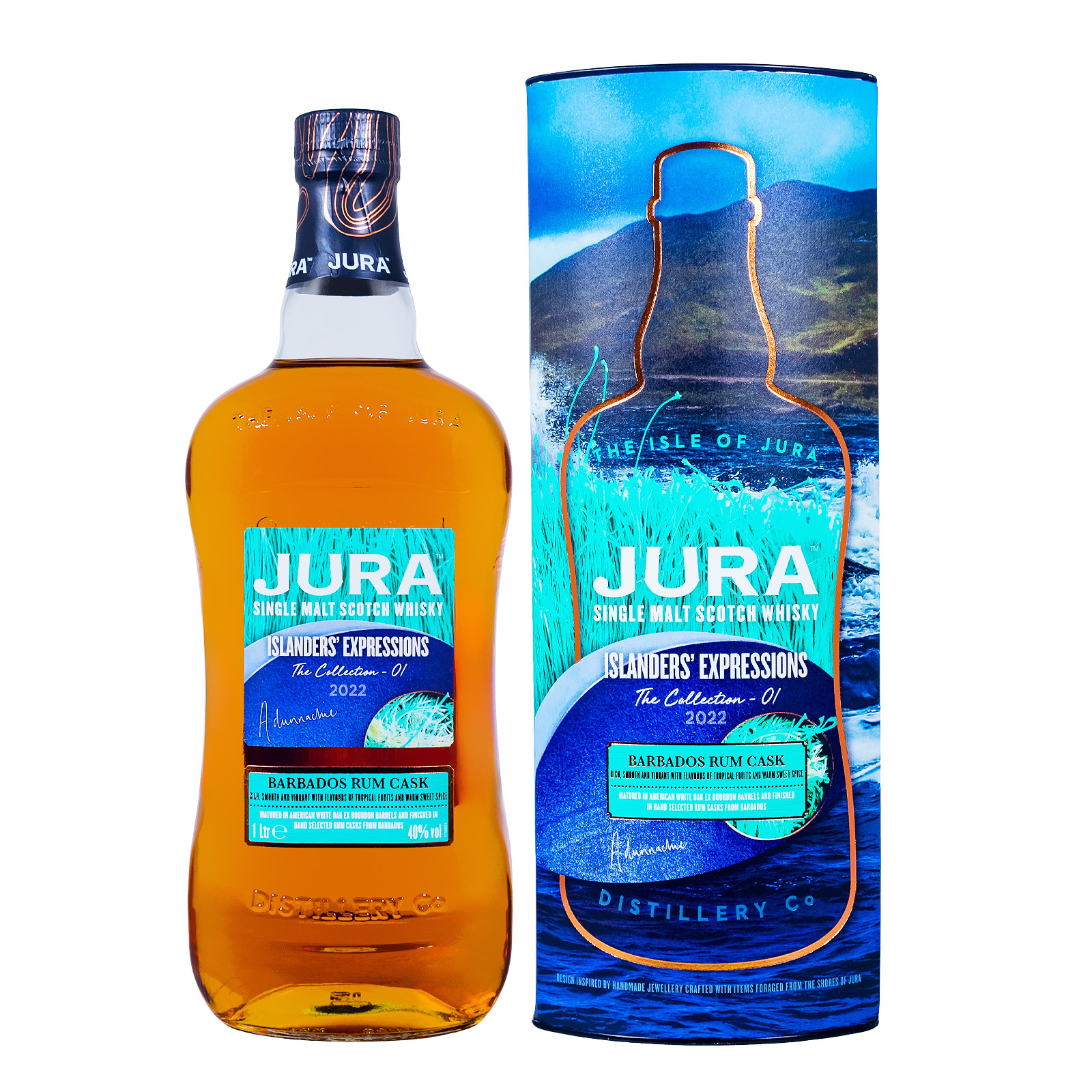 Jura Islanders Expressions No. 1 Barbados Rum - 1 Liter 40% vol