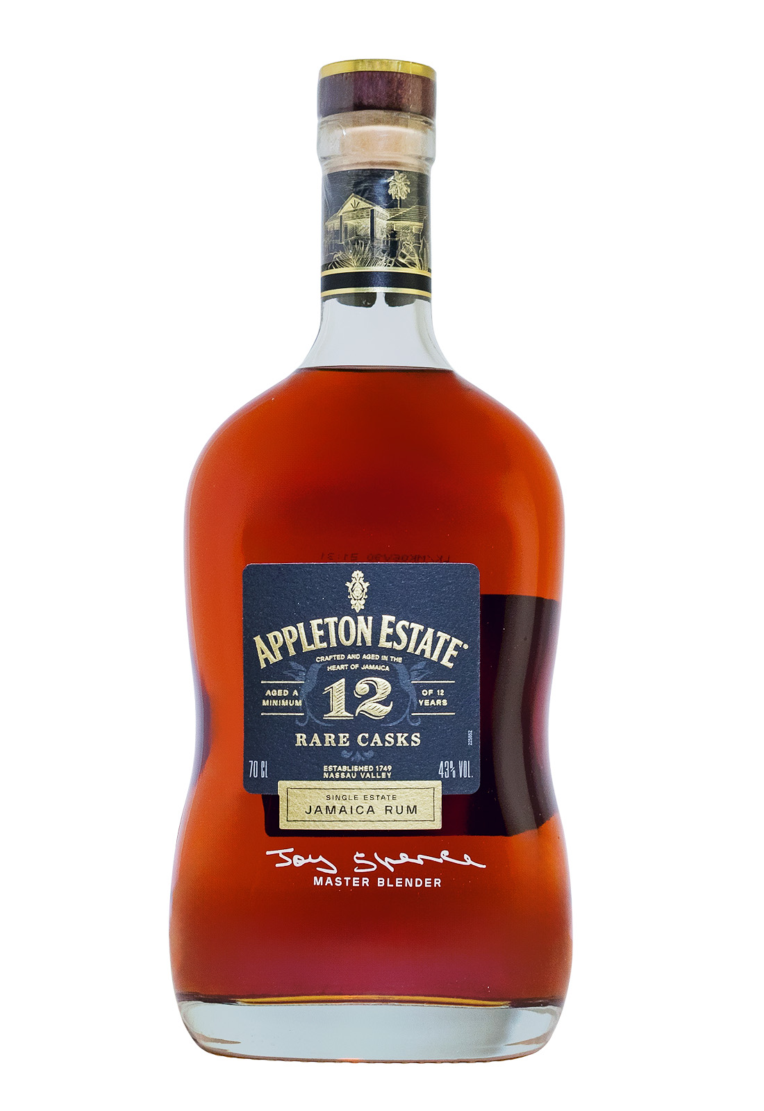 Appleton Estate Rare Cask 12 Jahre Jamaica Rum in GEPA mit 2 Gläsern - 0,7L 43% vol